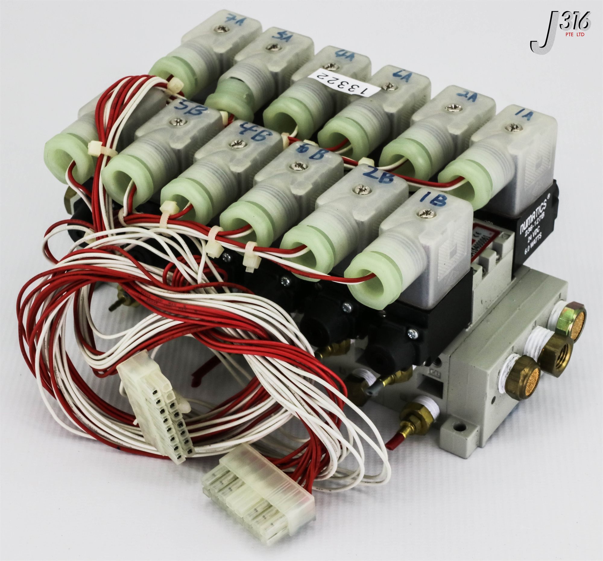 その他 t 13322 NUMATICS 12 SOLENOID VALVES MANIFOLD ASSY 031SS4154000061 | eBay